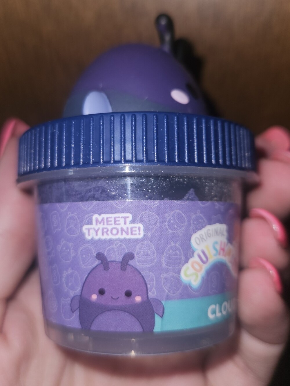 Squishmallows Mystery Mini Cloud Slime Squad With Clip - Tyrone Grape Scented - Picture 7 of 9
